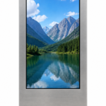 75 Inch Stainless Steel Outdoor Interactive Double Sided LCD Kiosk with 2500 Nits