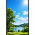 86 Inch High Brightness Window Facing LCD Digital Signage Display (2500 Nits)