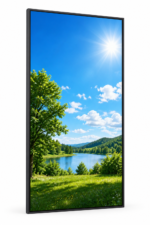 86 Inch High Brightness Window Facing LCD Digital Signage Display (2500 Nits)
